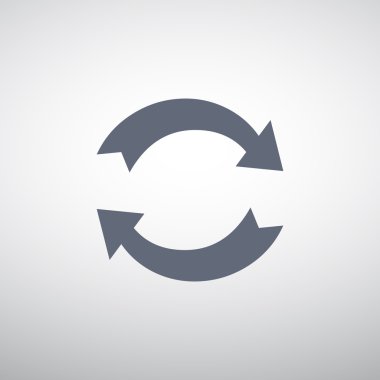 Oklar web simgesi olan daire