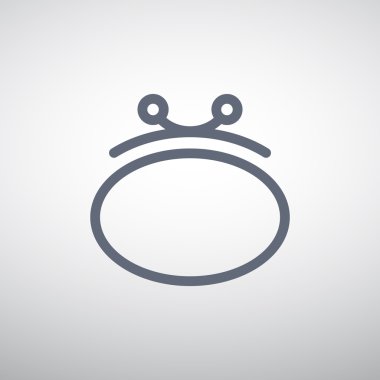 Basit cüzdan web simgesi