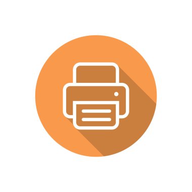 Kağıt web simgesi ile çalışma yazıcı