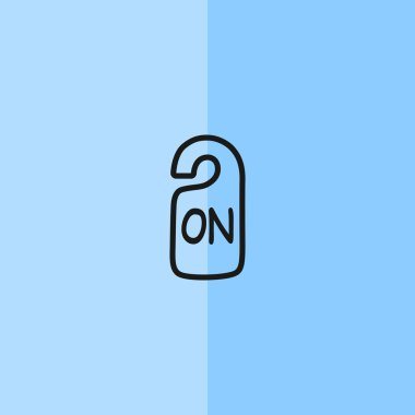 Etiket asılı üzerinde yazıt