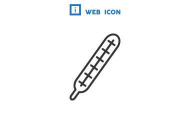 medikal termometre web simgesi