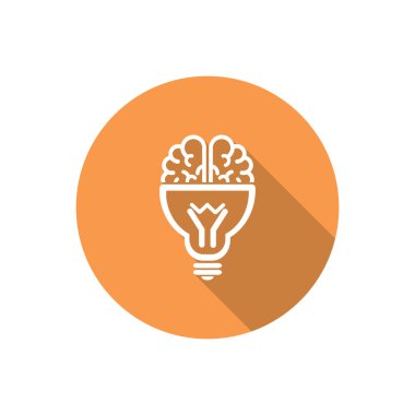 Ampul simgesi olan beyin