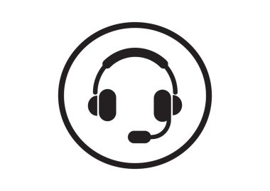 Kulaklık garniture web simgesi