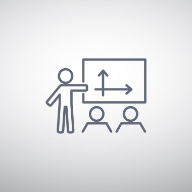 insanlar sunum basit simgesini