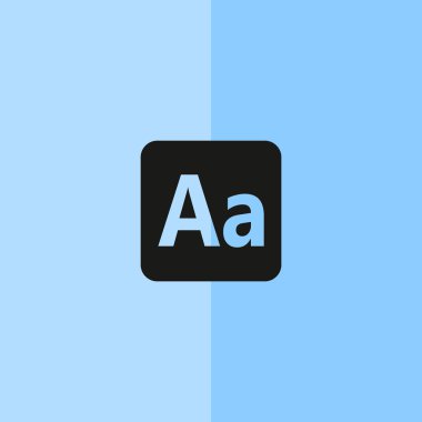 Smartphone alfabe işareti simgesi