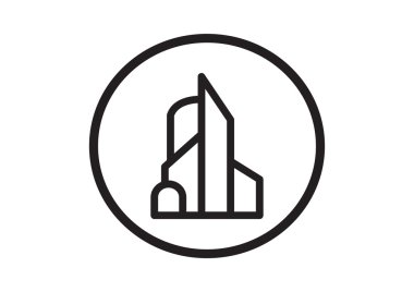 Büyük şehir basit web simgesi