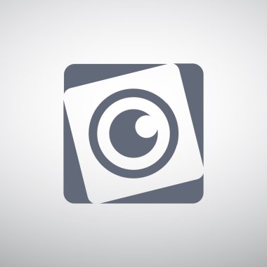 Objektif göz web simgesi