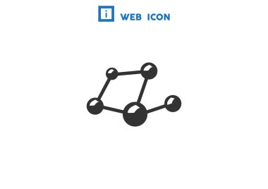 Moleküler bileşik web simgesi
