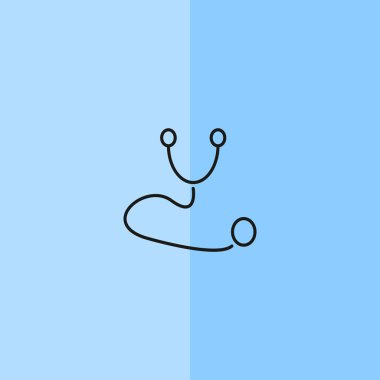 Basit stetoskop web simgesi