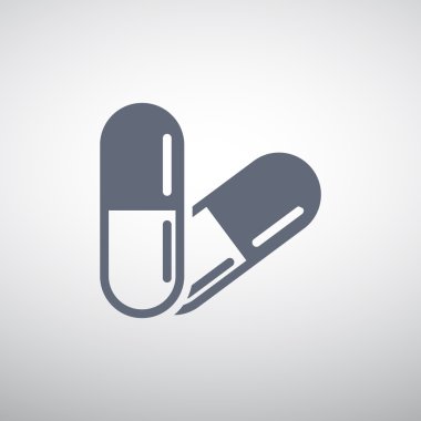 Tıbbi hapları web simgesi