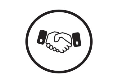 El sıkışma basit web simgesi