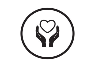 Eller basit simgesi kalp