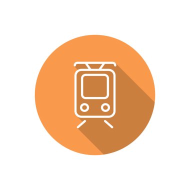 Basit tramvay web simgesi