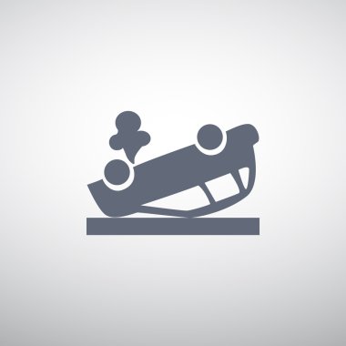 Kırık araba web simgesi