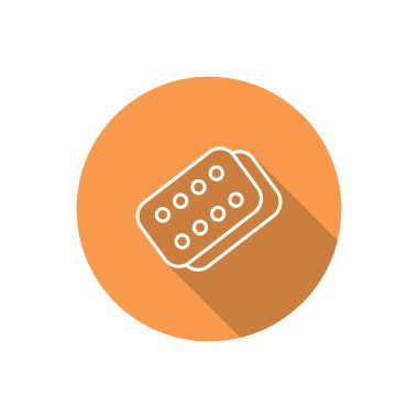 Bandaj sıva basit web simgesi