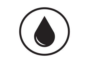 Sıvı damlacık basit web simgesi