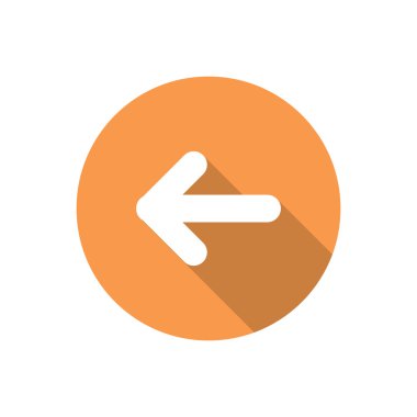 Ok işaret sol simgesi