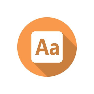 Smartphone alfabe işareti simgesi