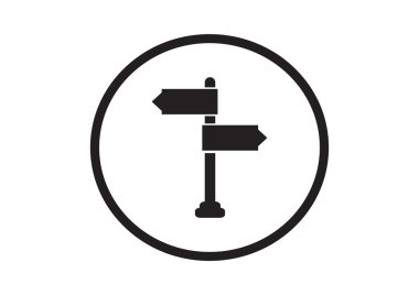 Yol işaretçi web simgesi