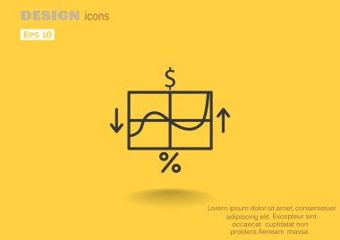 İş ile grafik simgesini simgeleri