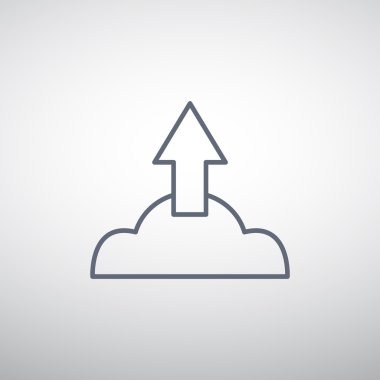 Bulut dosya download simgesi