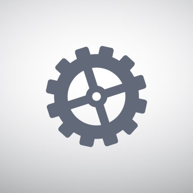 Tek yönlü dişli basit simgesini