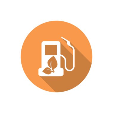 Eko yakıt basit simgesi