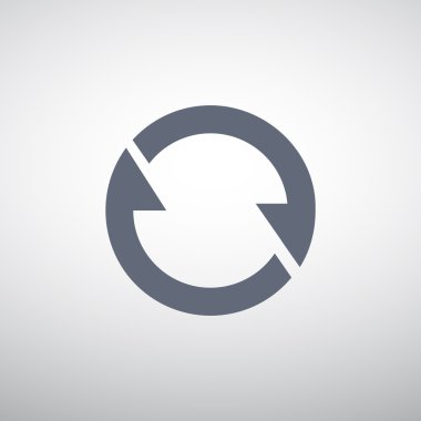 Oklar web simgesi olan daire