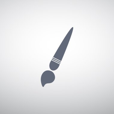 Basit fırça web simgesi