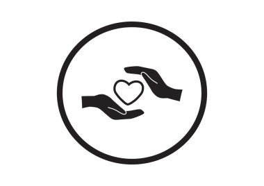 Eller basit simgesi kalp