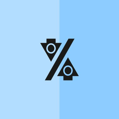 Yüzde işareti ile okları