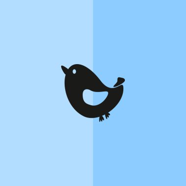 Şarkı kuş basit web simgesi