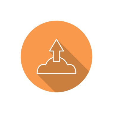 Bulut dosya download simgesi