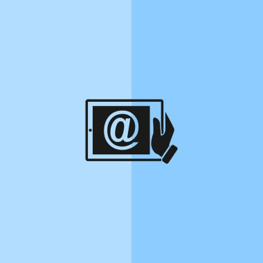 Dijital tablet basit web simgesi