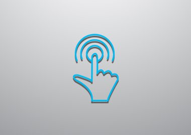 Dokunmatik ekran web simgesi