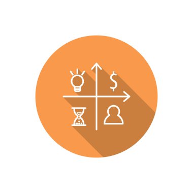 Fikir kavramı basit web simgesi