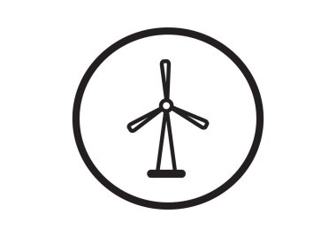 Rüzgar jeneratör web simgesi