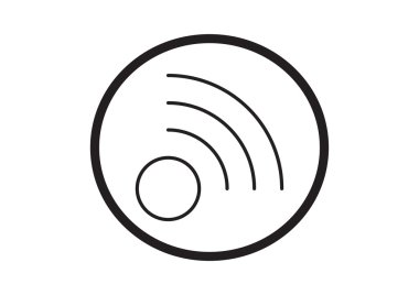 Kablosuz dalgalar web simgesi
