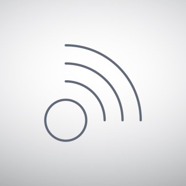 Kablosuz dalgalar web simgesi