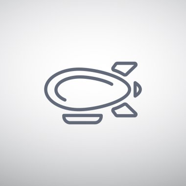 Zeplin zeppelin web simgesi