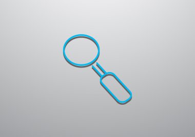 Basit büyüteç simgesini