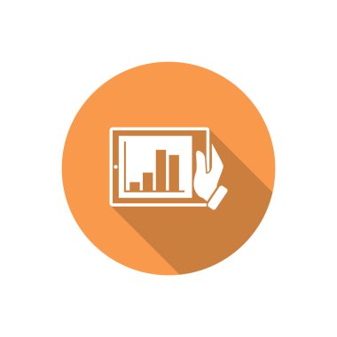 Dijital tablet basit web simgesi