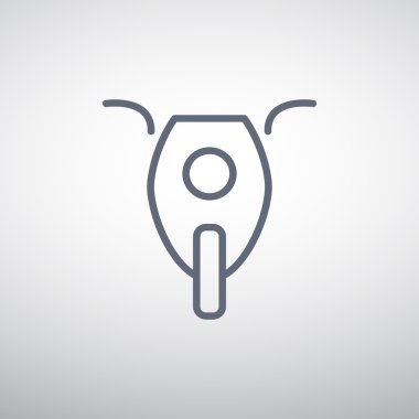 Basit motosiklet web simgesi