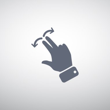 Dokunmatik ekran web simgesi