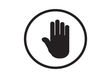 İnsan palm web simgesi