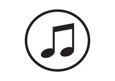 Not ile müzik web simgesi