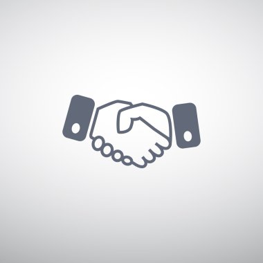 El sıkışma basit web simgesi