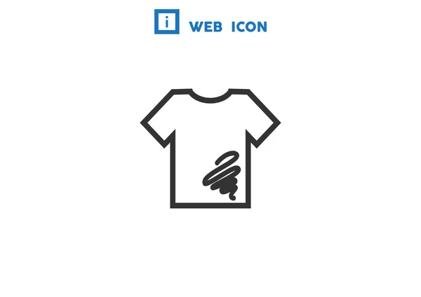 Εικονίδιο web T-shirt — Διανυσματικό Αρχείο
