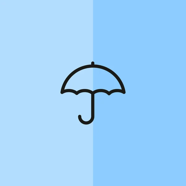 Semplice icona web contorno ombrello — Vettoriale Stock