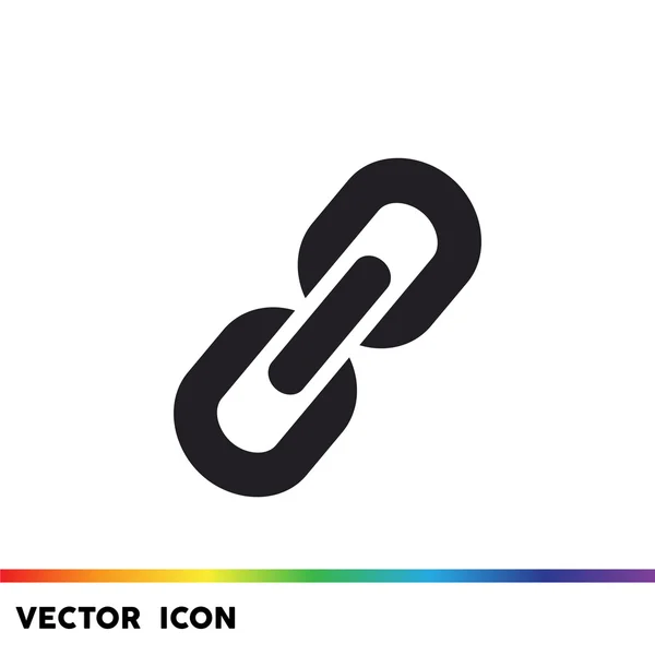 Egyszerű lánc pókháló ikon — Stock Vector
